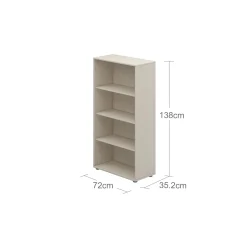 FLEXA Bookcases|Bookcases*Bookcase with 3 shelves