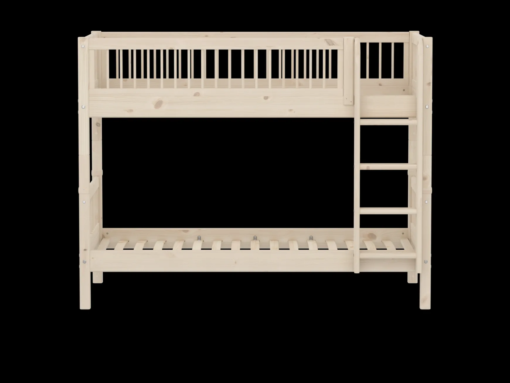 FLEXA Bunk Beds*Bunk bed w. straight ladder