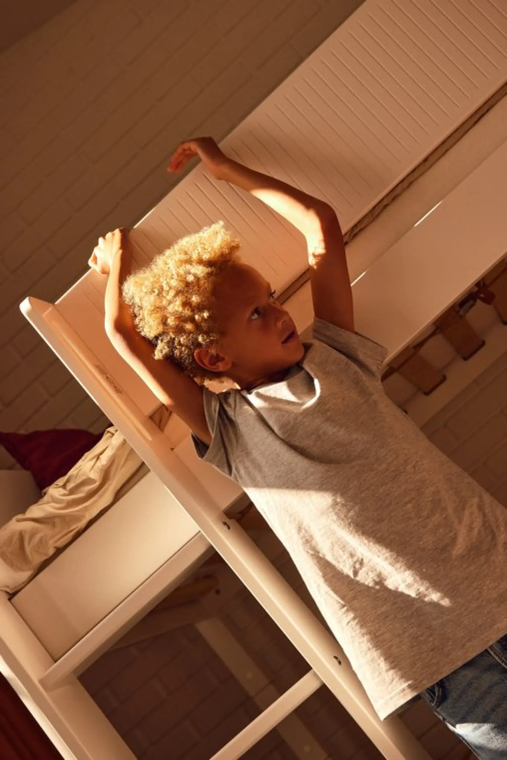 FLEXA Bunk Beds*Bunk bed w. straight ladder