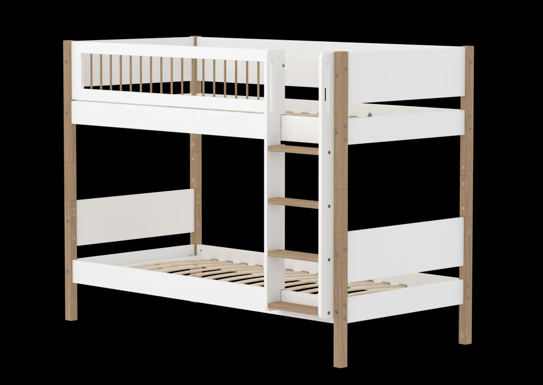 FLEXA Bunk Beds*Bunk bed with straight ladder