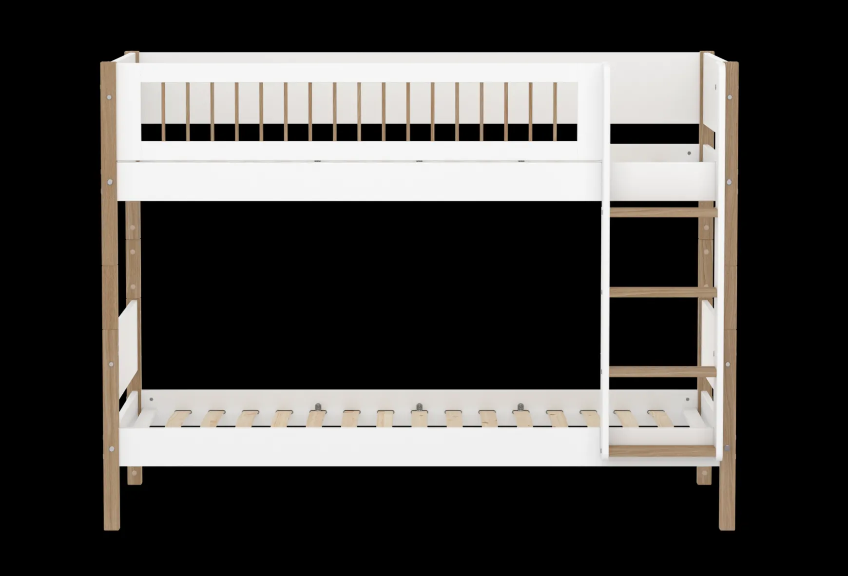 FLEXA Bunk Beds*Bunk bed with straight ladder