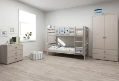 FLEXA Bunk Beds*Bunk bed with straight ladder