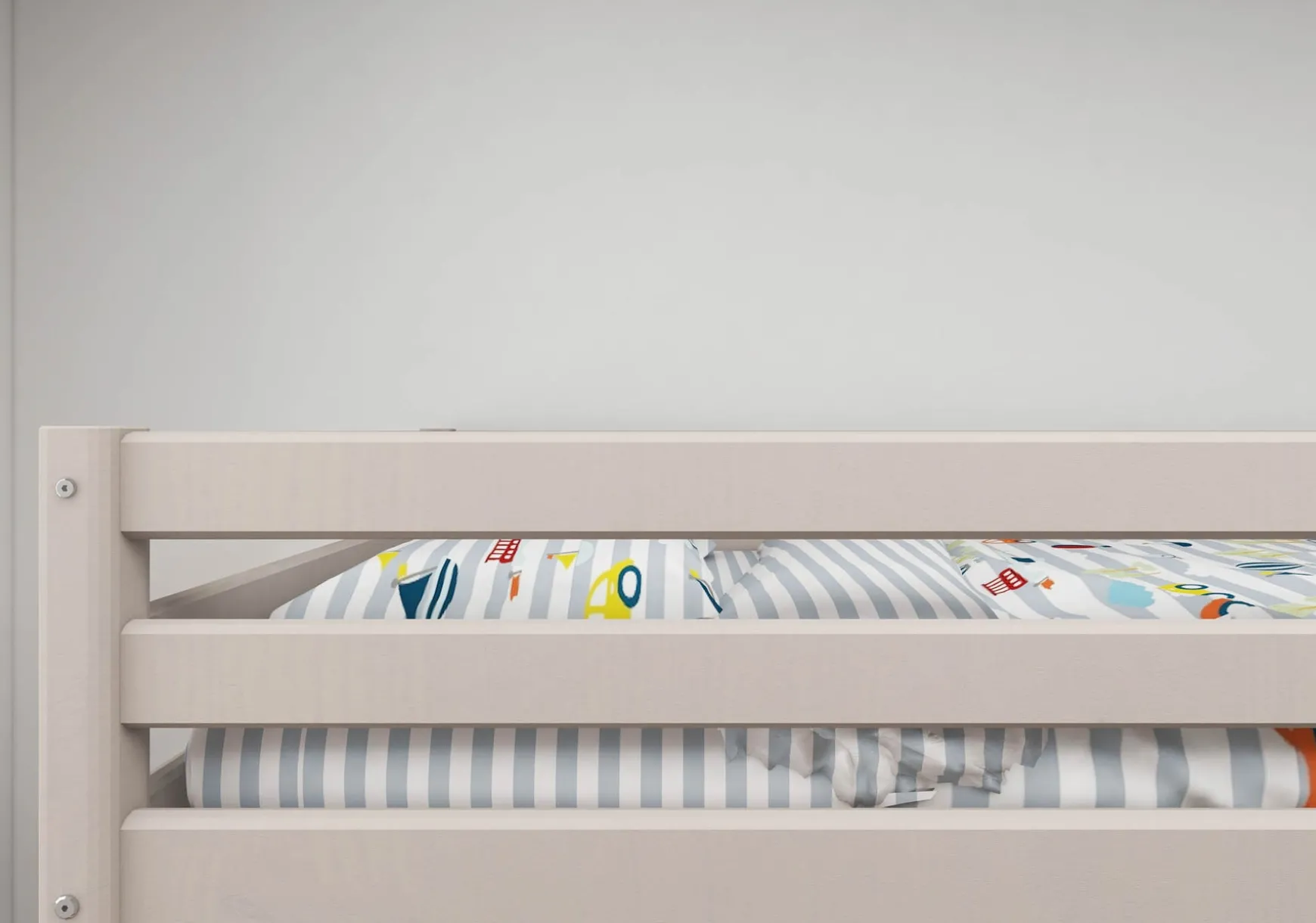 FLEXA Bunk Beds*Bunk bed with straight ladder