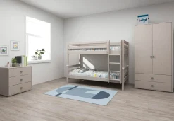 FLEXA Bunk Beds*Bunk bed with straight ladder