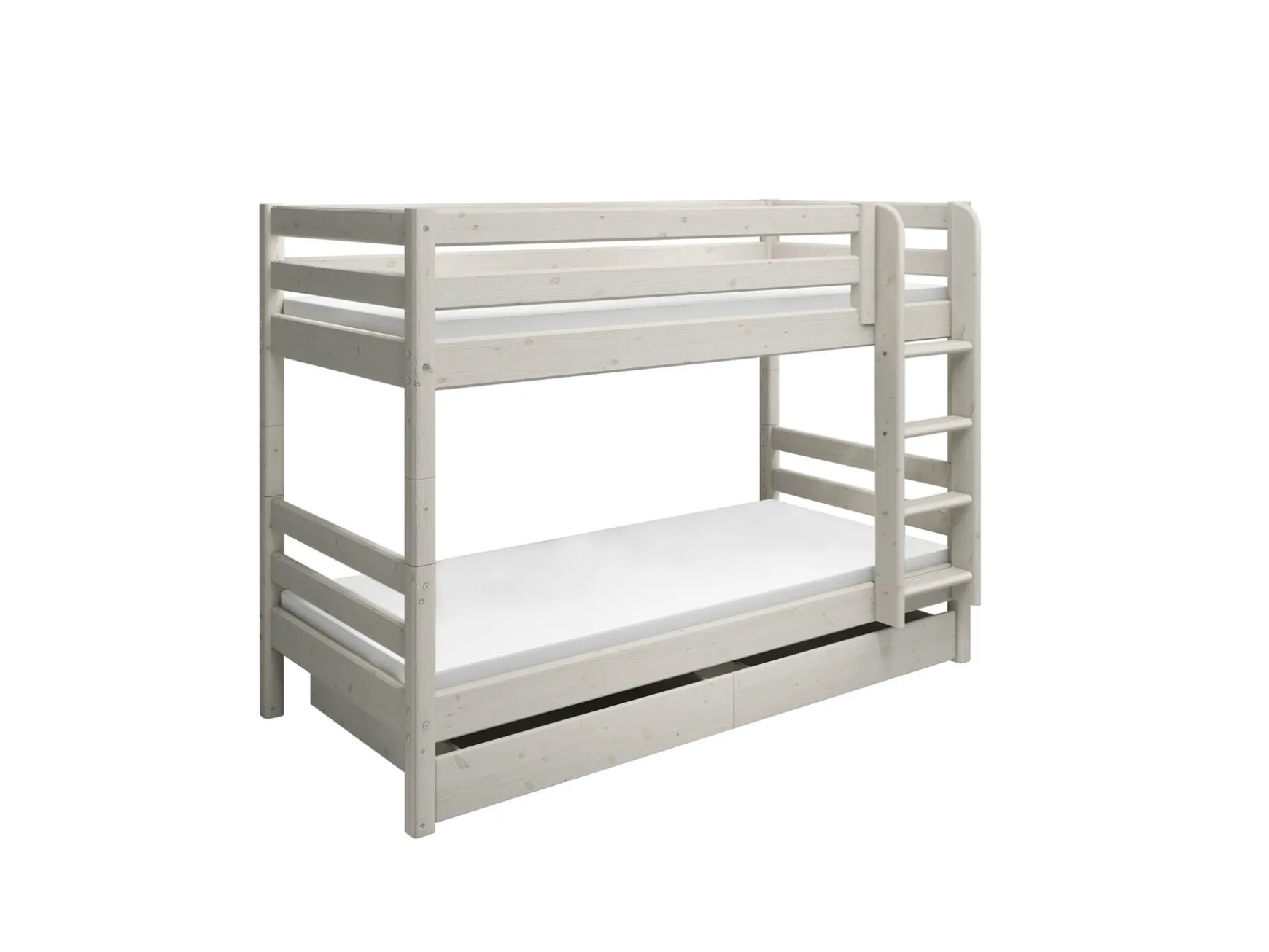 FLEXA Beds With Drawers|Bunk Beds*Bunk bed with straight ladder
