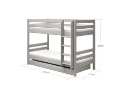 FLEXA Beds With Drawers|Bunk Beds*Bunk bed with straight ladder