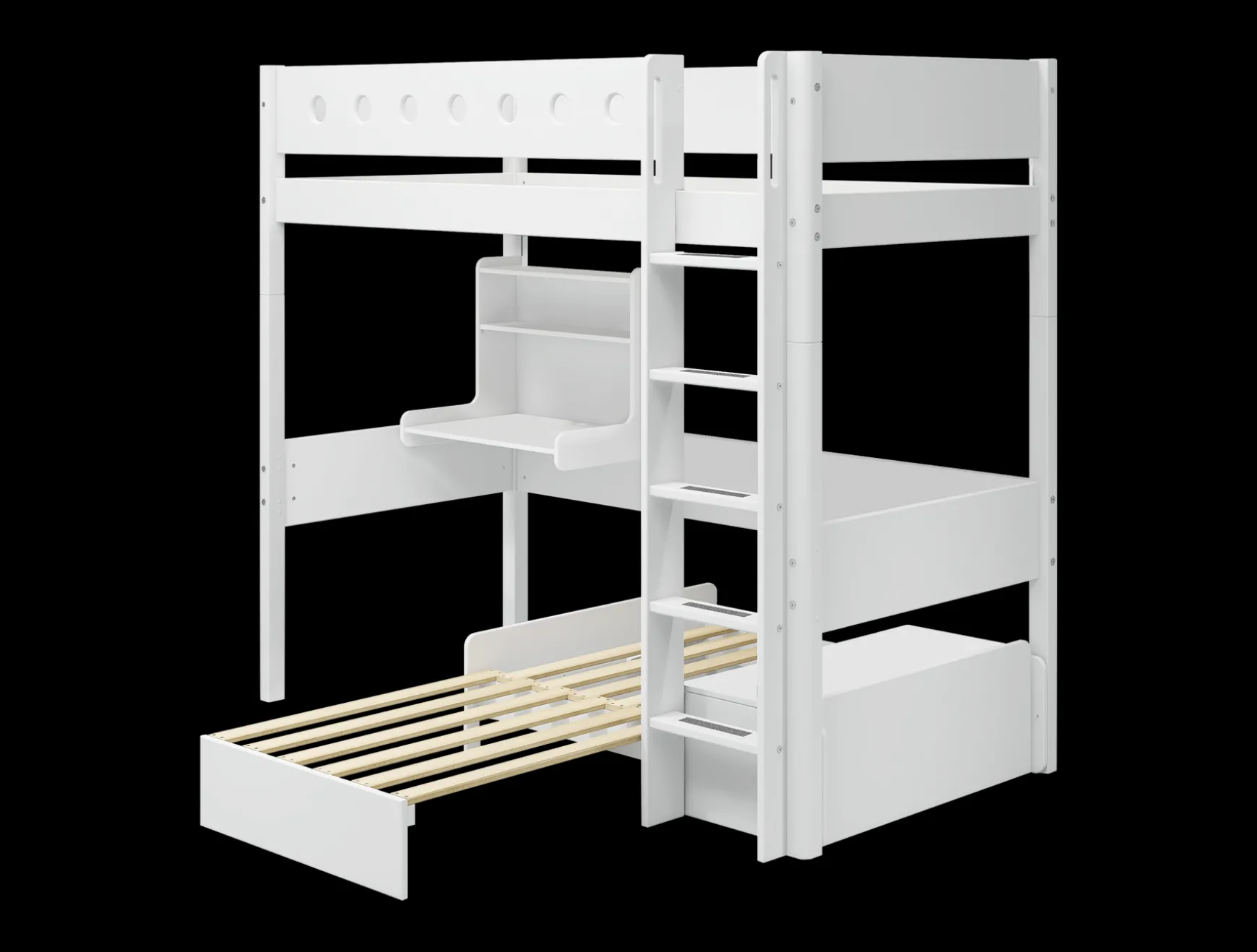 FLEXA Beds With Desk|Beds With Pull-Out Bed*Casa high bed