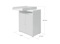 FLEXA Changing Tables*Changing table, 2 doors