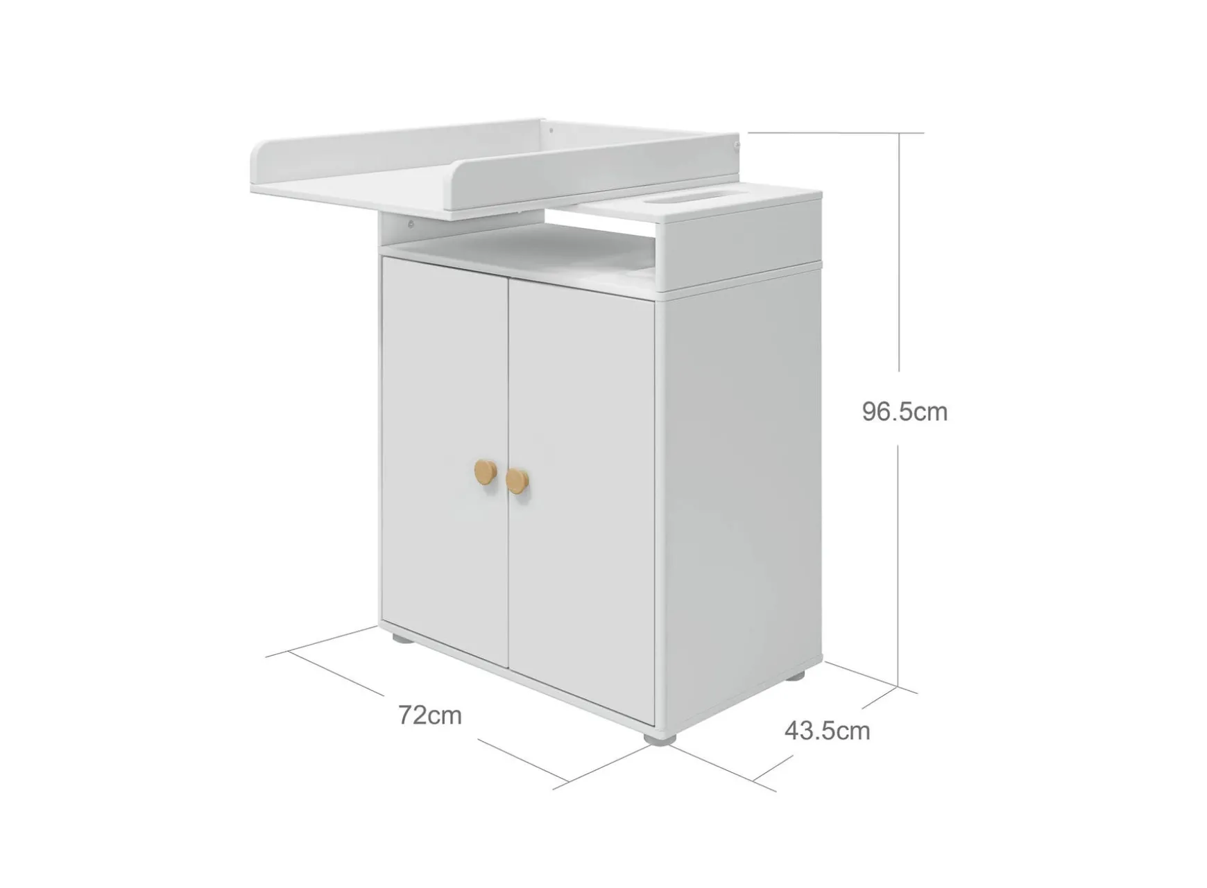 FLEXA Changing Tables*Changing table, 2 doors