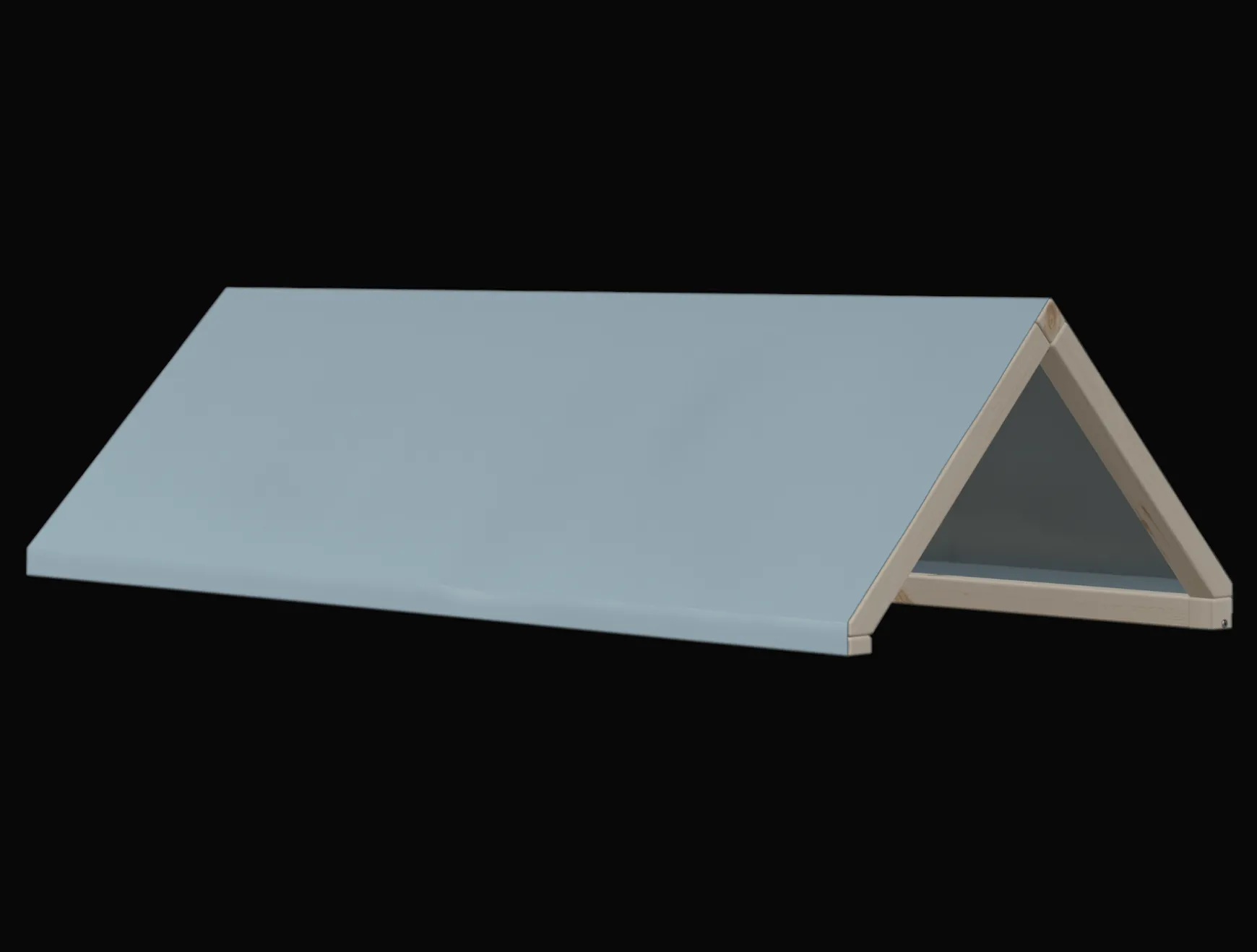 FLEXA House Bed Parts*COTTAGE roof, Frosty Blue, 90x200
