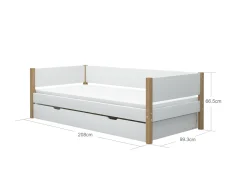FLEXA Beds With Pull-Out Bed|Single Beds*Daybed with guest bed