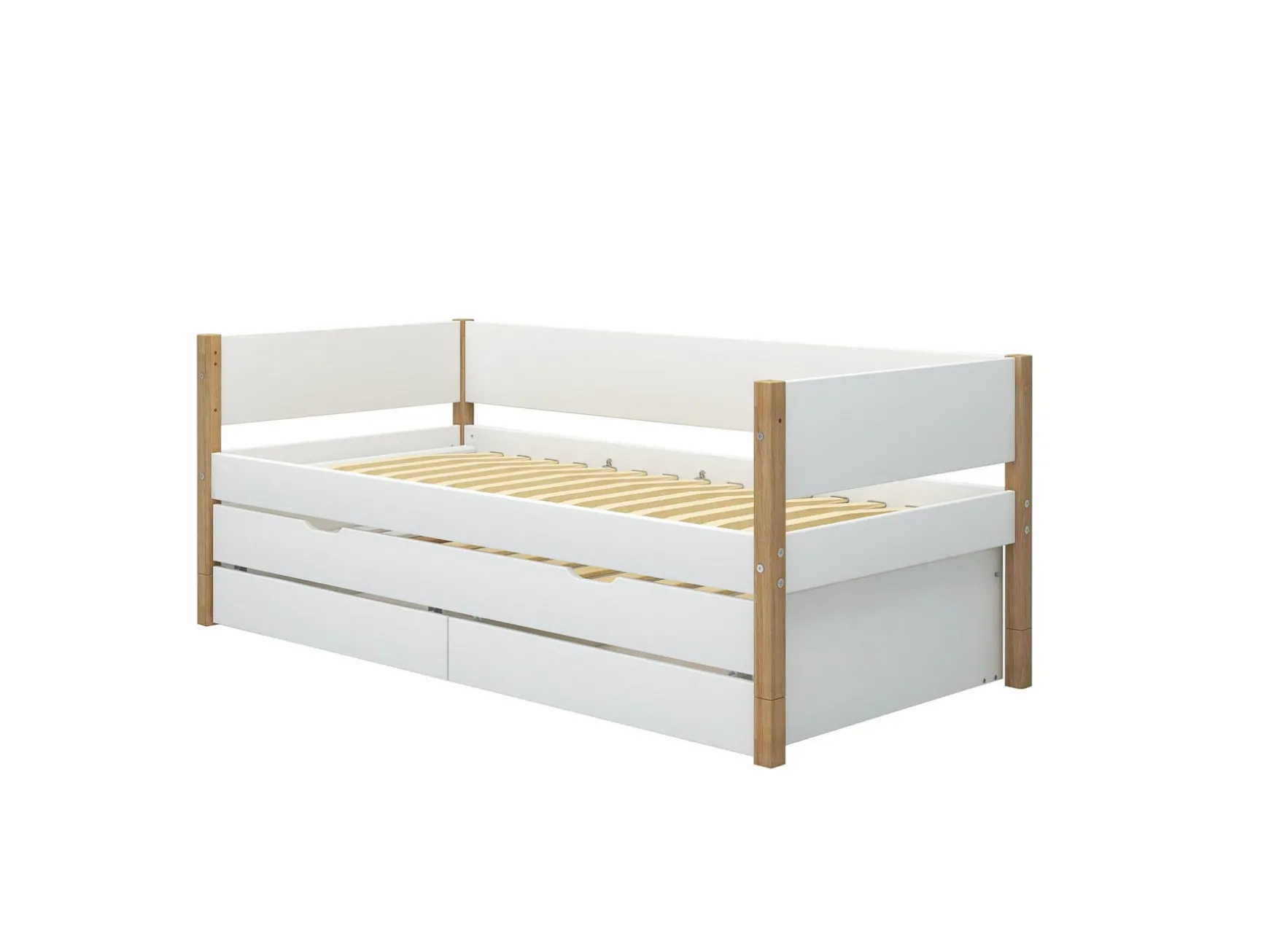 FLEXA Beds With Pull-Out Bed|Beds With Drawers*Daybed with guest bed and 2 drawers