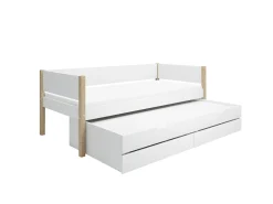 FLEXA Beds With Pull-Out Bed|Beds With Drawers*Daybed with guest bed and 2 drawers