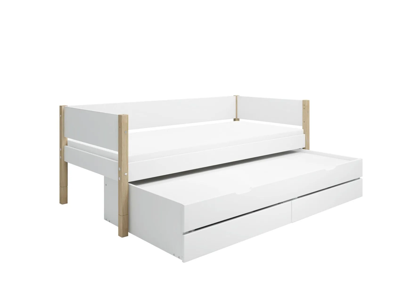 FLEXA Beds With Pull-Out Bed|Beds With Drawers*Daybed with guest bed and 2 drawers