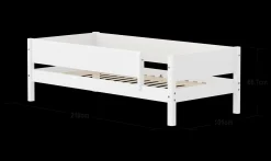 FLEXA Single Beds*Daybed with safety rail