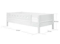 FLEXA Single Beds*Daybed with safety rail