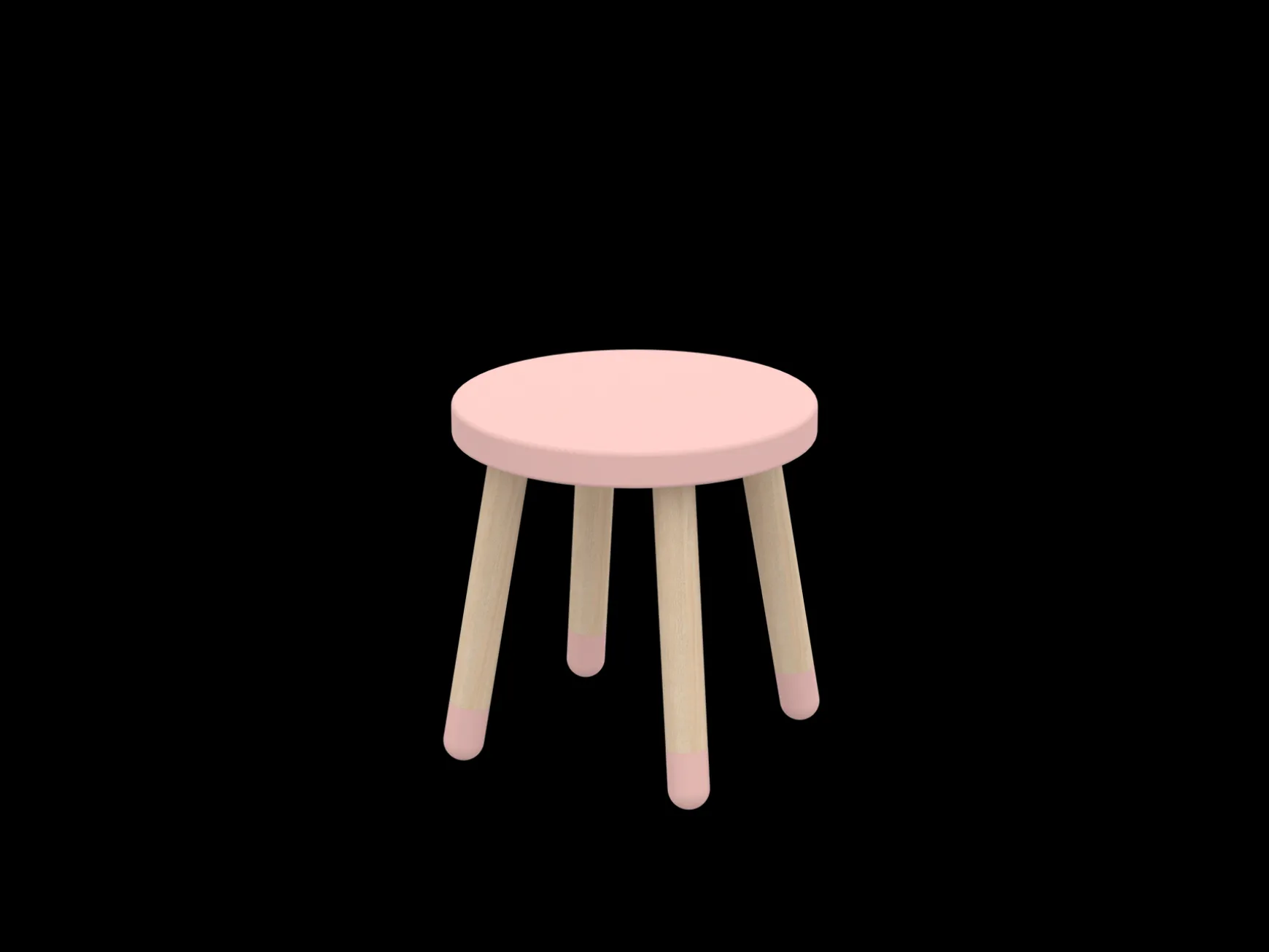FLEXA Stools*DOTS Stool, Blushing Pink