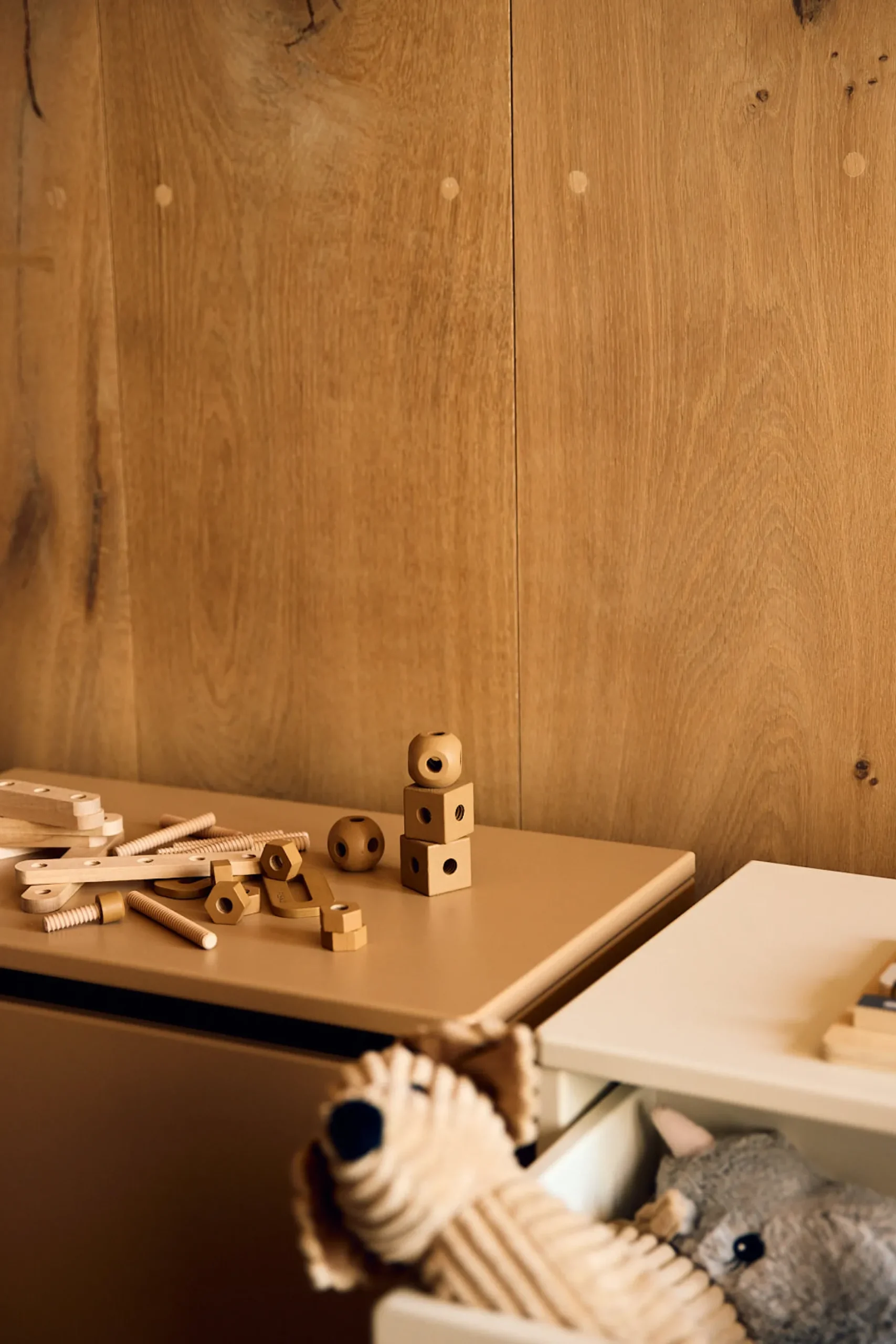 FLEXA Storage Benches*DOTS Storage bench 3-in-1, MDF,