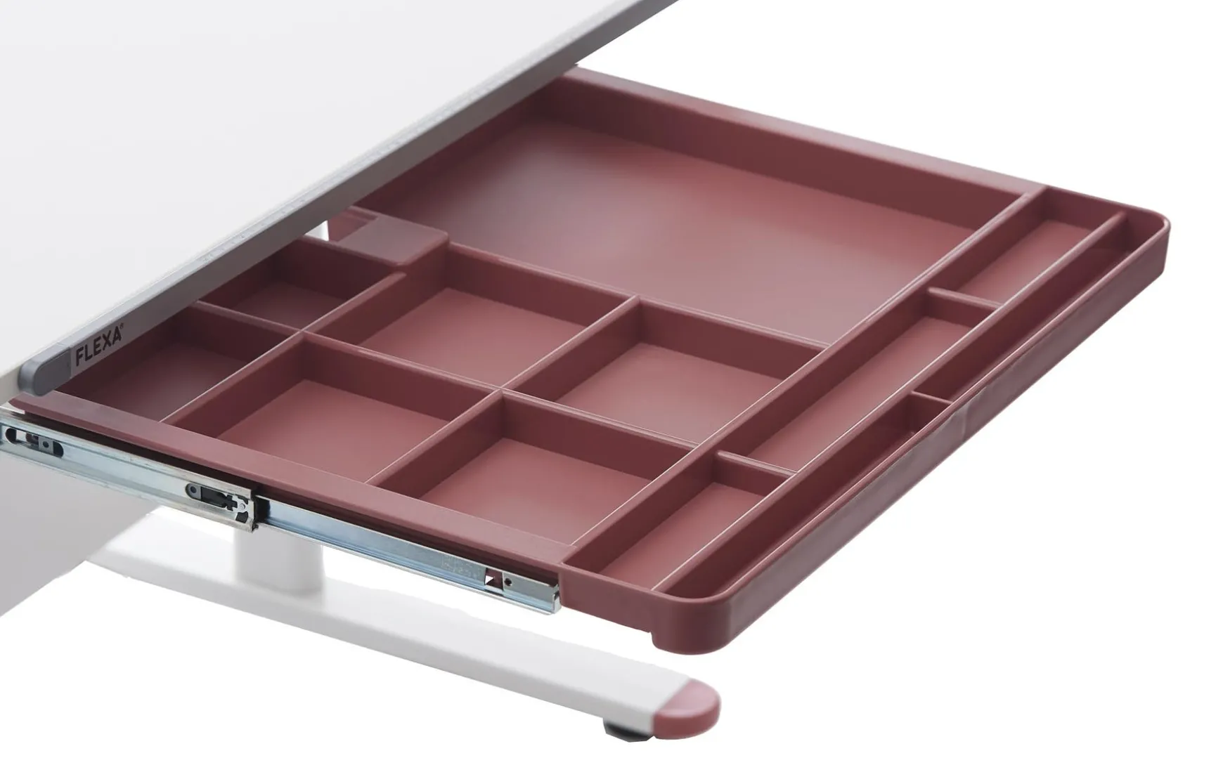 FLEXA Desk Accessories*EVO Drawers for Study desk, Misty Rose, 63.5x46 cm