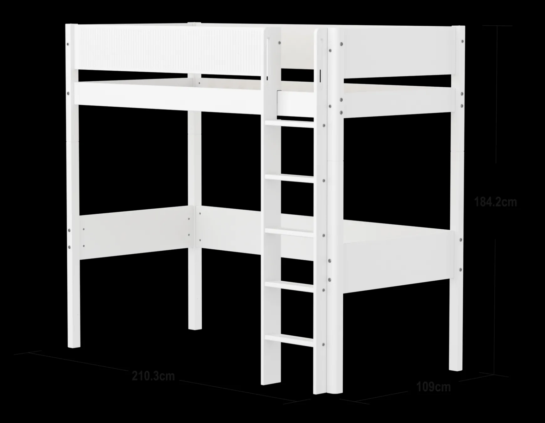 FLEXA High Beds*High bed w. straight ladder
