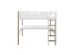 FLEXA Beds With Desk|High Beds*High bed w. straight ladder and desk