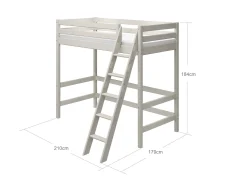 FLEXA High Beds*High bed with slanting ladder