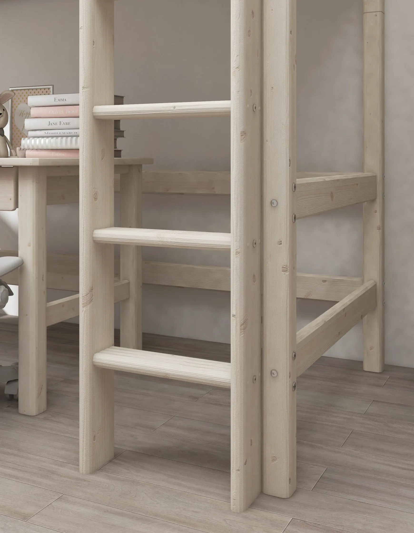 FLEXA High Beds*High bed with straight ladder