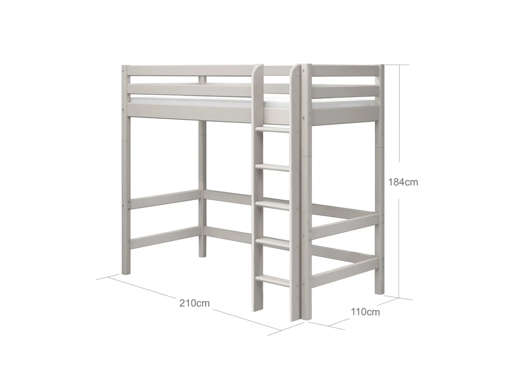 FLEXA High Beds*High bed with straight ladder