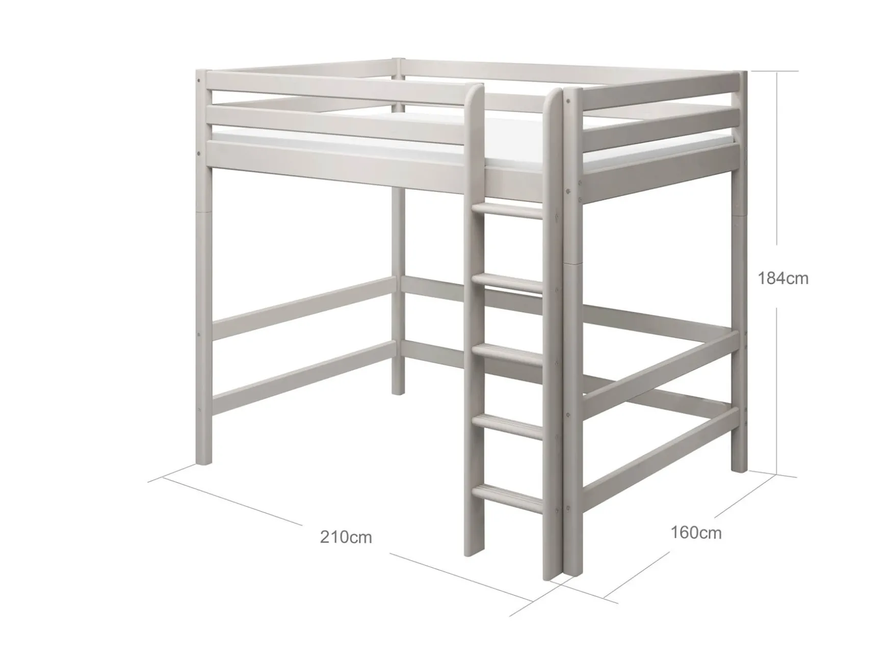FLEXA High Beds*High bed with straight ladder