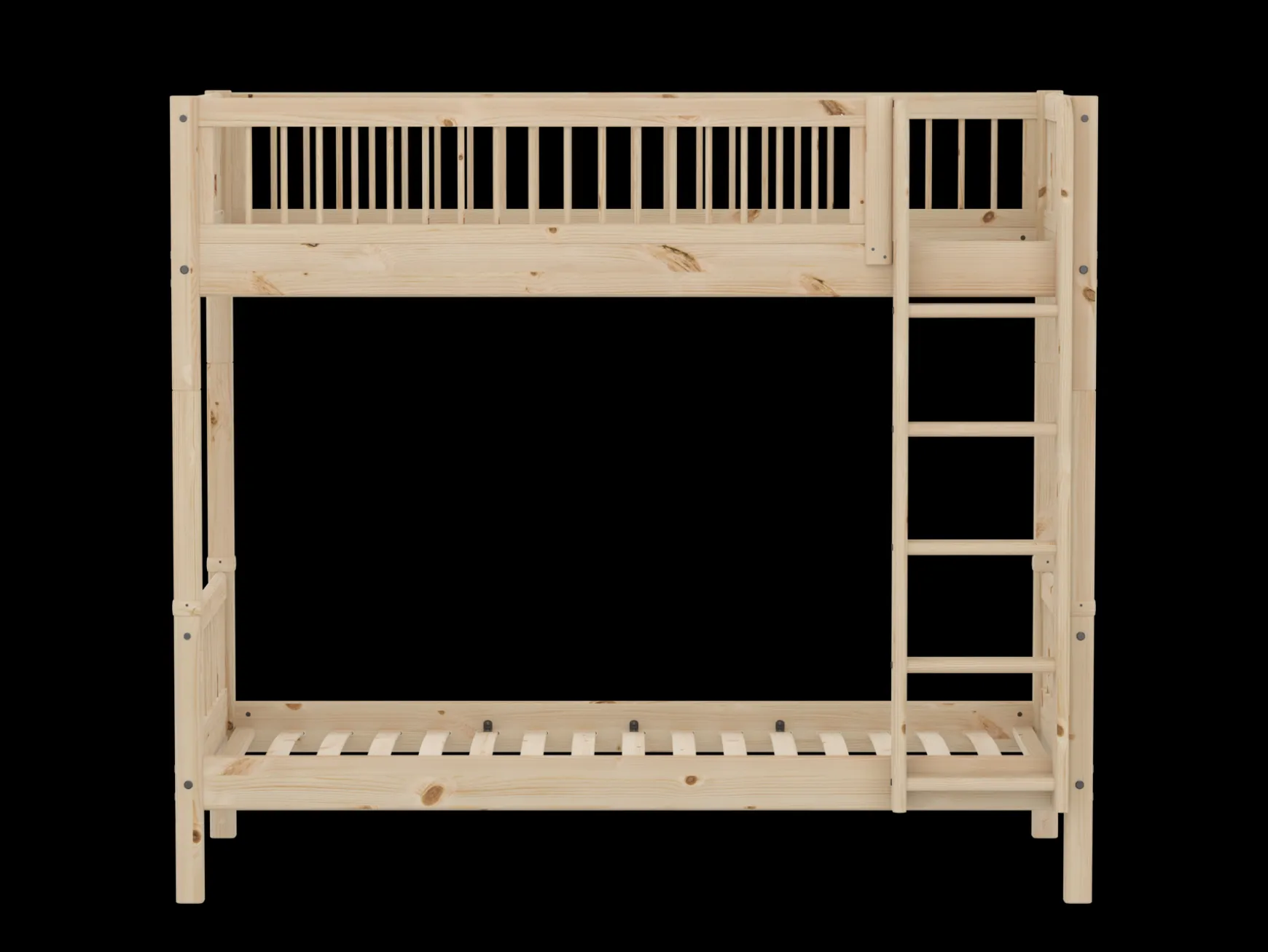 FLEXA Bunk Beds*High bunk bed w. straight ladder