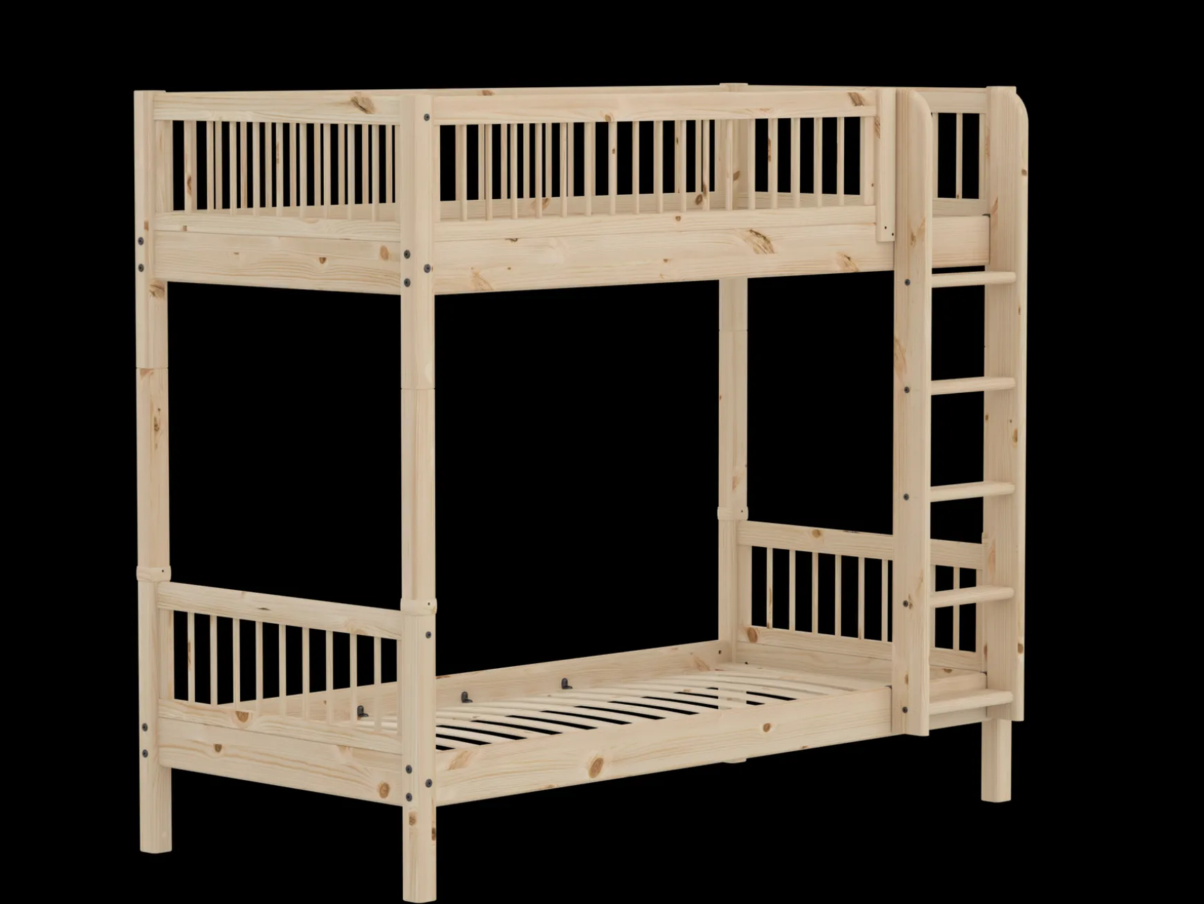FLEXA Bunk Beds*High bunk bed w. straight ladder
