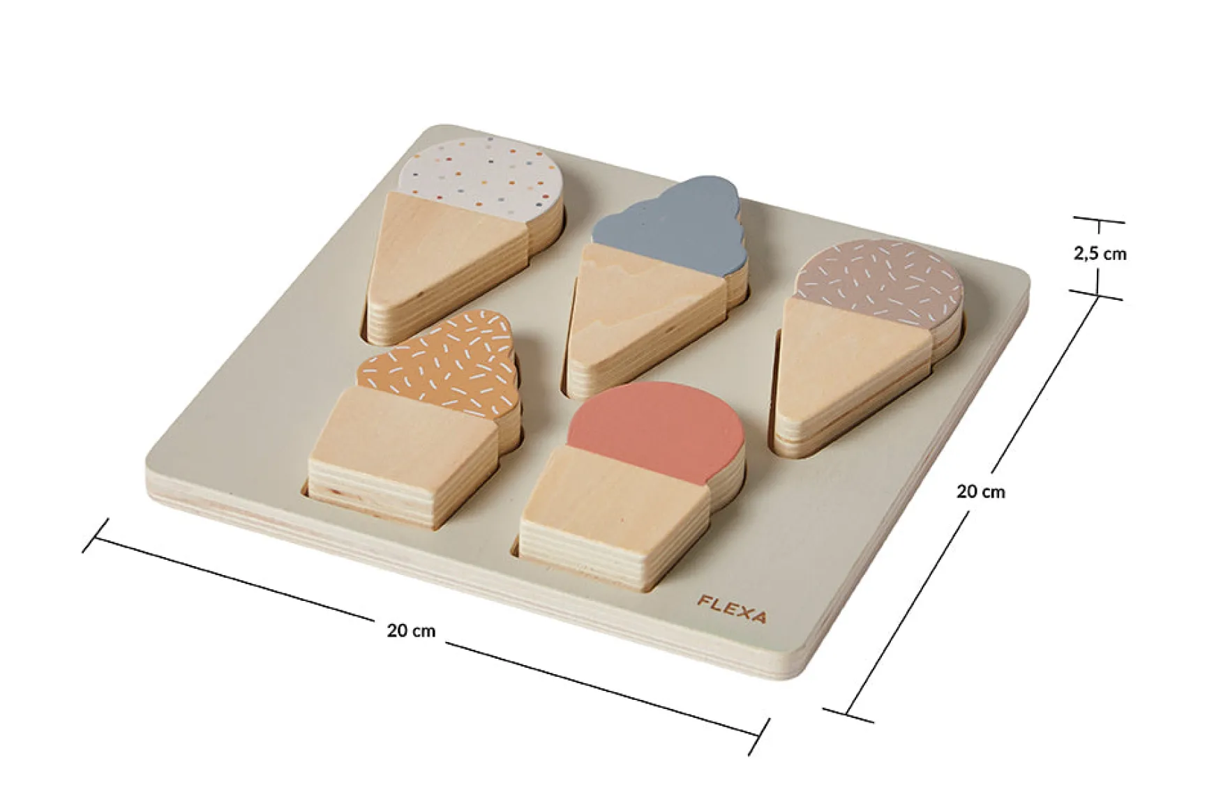 FLEXA 3 Years Old|2 Years Old*Ice Cream Puzzle