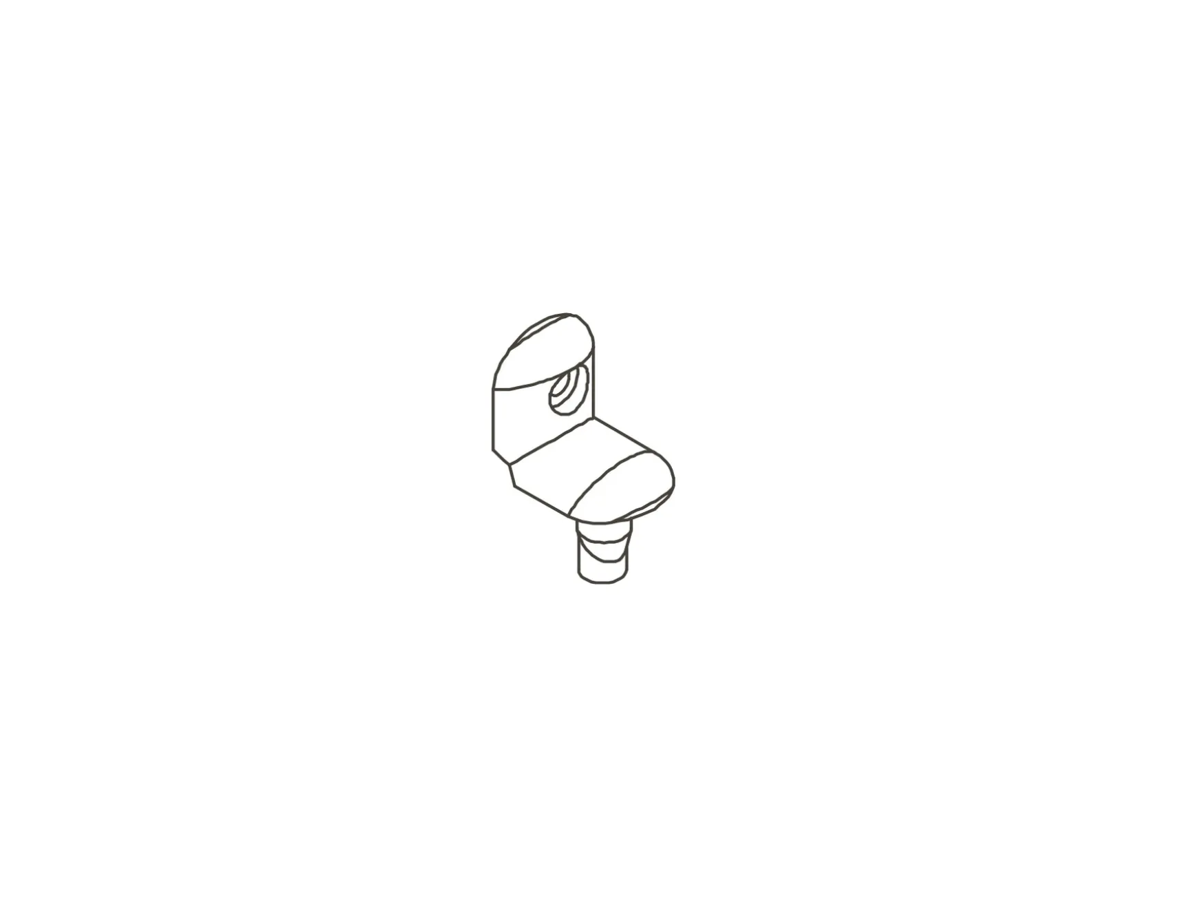 FLEXA Spare Parts And Fittings*L Shaped Plastic Part