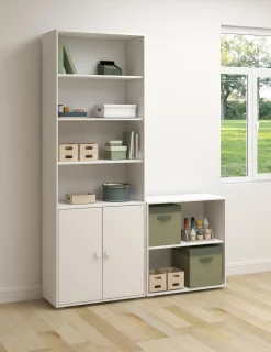 FLEXA Bookcases|Bookcases*Maxi bookcase, 2 doors