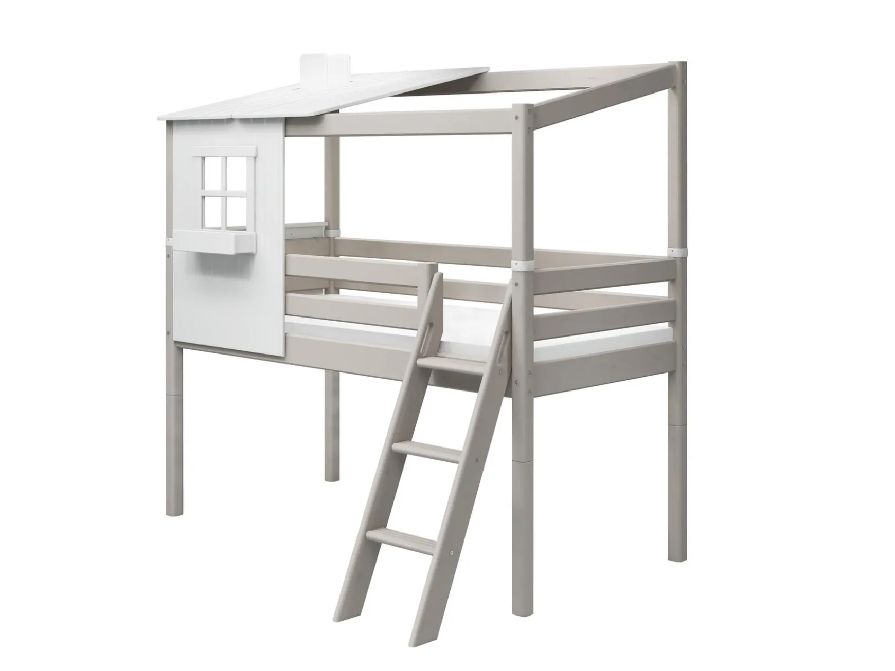 FLEXA House Beds|Mid High Beds*Mid-high bed w. 1/2 Classic House