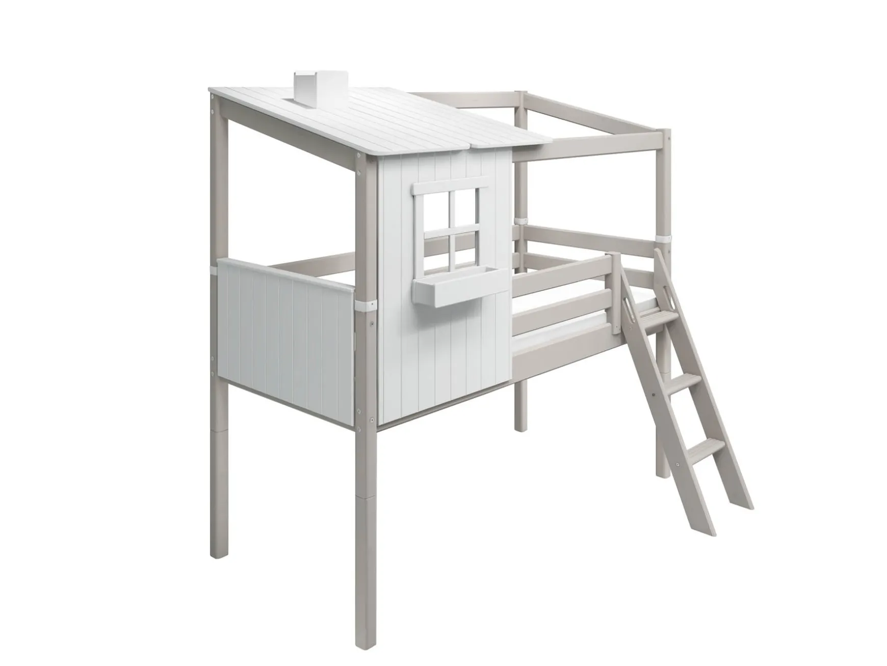 FLEXA House Beds|Mid High Beds*Mid-high bed w. 1/2 Classic House
