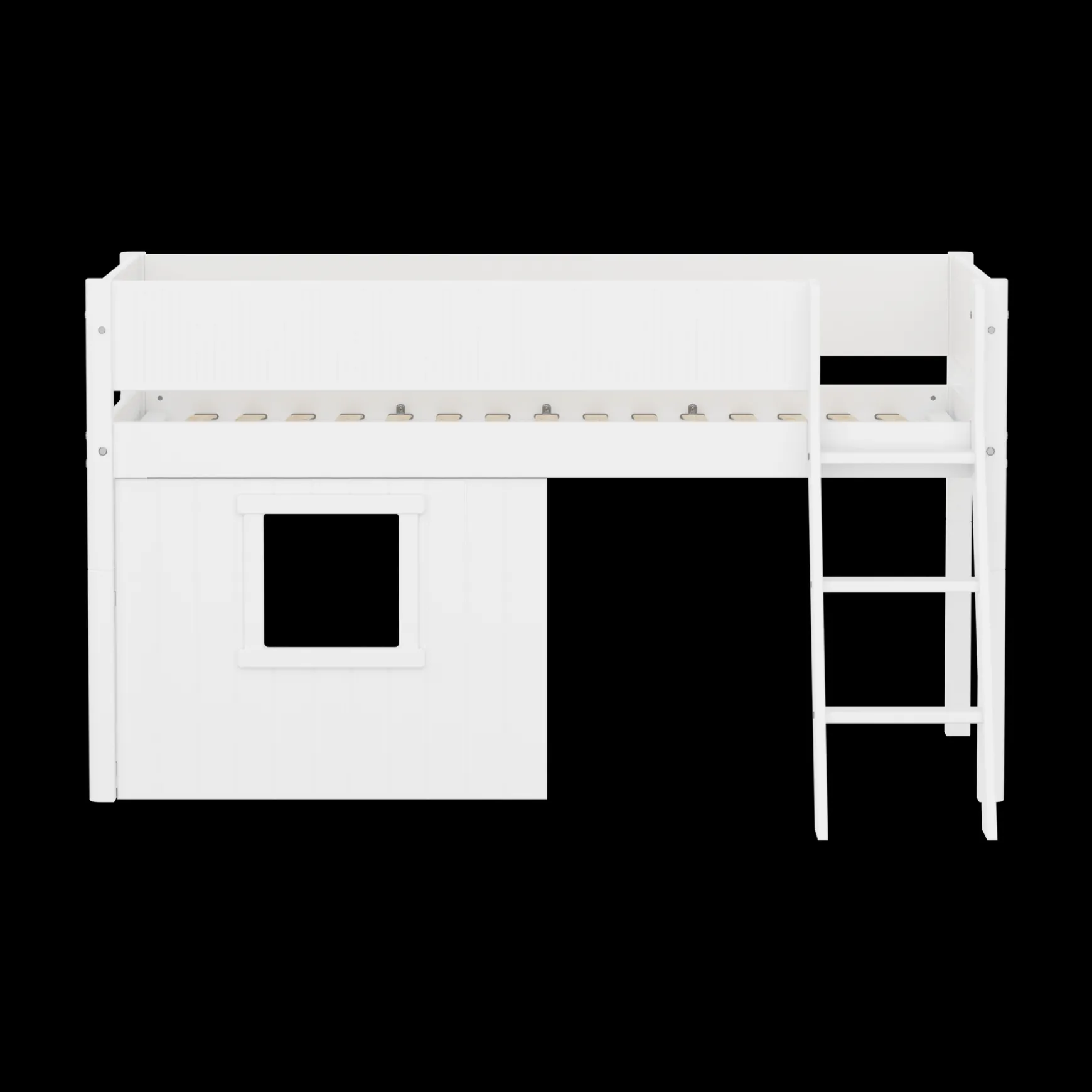 FLEXA Mid High Beds*Mid-high bed w. sl. ladder & Treehouse Bed Fronts