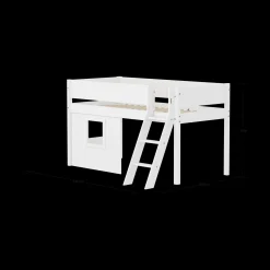 FLEXA Mid High Beds*Mid-high bed w. sl. ladder & Treehouse Bed Fronts
