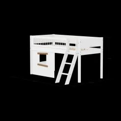FLEXA Mid High Beds*Mid-high bed w. sl. ladder & Treehouse Bed Fronts