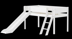 FLEXA Mid High Beds*Mid-high bed w. slanting ladder and slide
