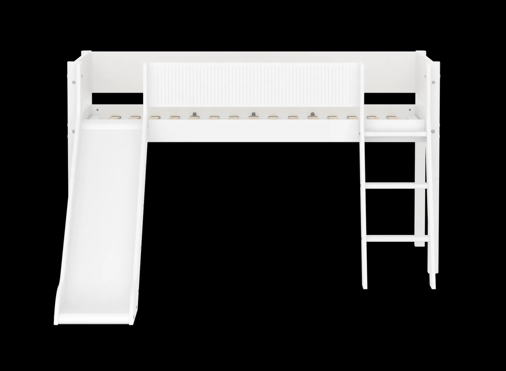 FLEXA Mid High Beds*Mid-high bed w. slanting ladder and slide