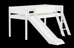 FLEXA Mid High Beds*Mid-high bed w. slanting ladder and slide