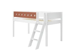 FLEXA Mid High Beds*Mid-high bed w. slanting ladder