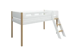 FLEXA Mid High Beds*Mid-high bed w. slanting ladder