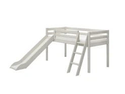 FLEXA Beds With Slide|Mid High Beds*Mid-high bed w. slanting ladder and slide