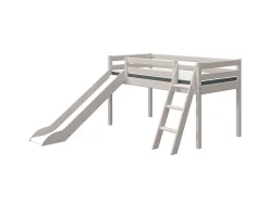 FLEXA Beds With Slide|Mid High Beds*Mid-high bed w. slanting ladder and slide