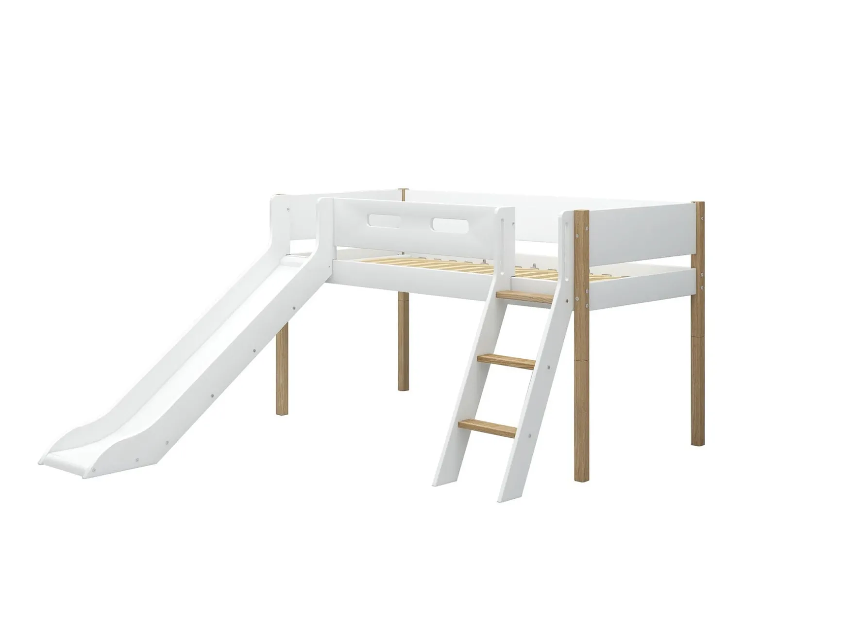 FLEXA Beds With Slide|Mid High Beds*Mid-high bed w. slide