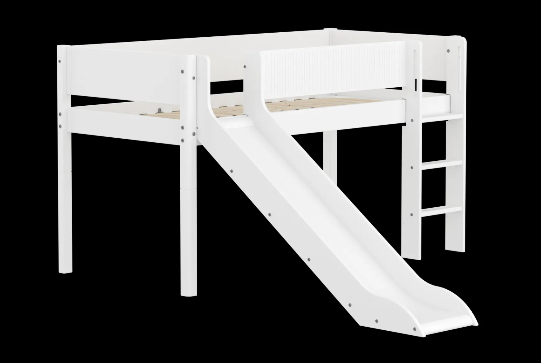 FLEXA Mid High Beds*Mid-high bed w. straight ladder and slide