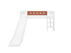 FLEXA Beds With Slide|Mid High Beds*Mid-high bed w. straight ladder and slide