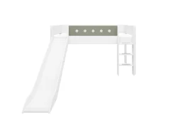 FLEXA Beds With Slide|Mid High Beds*Mid-high bed w. straight ladder and slide